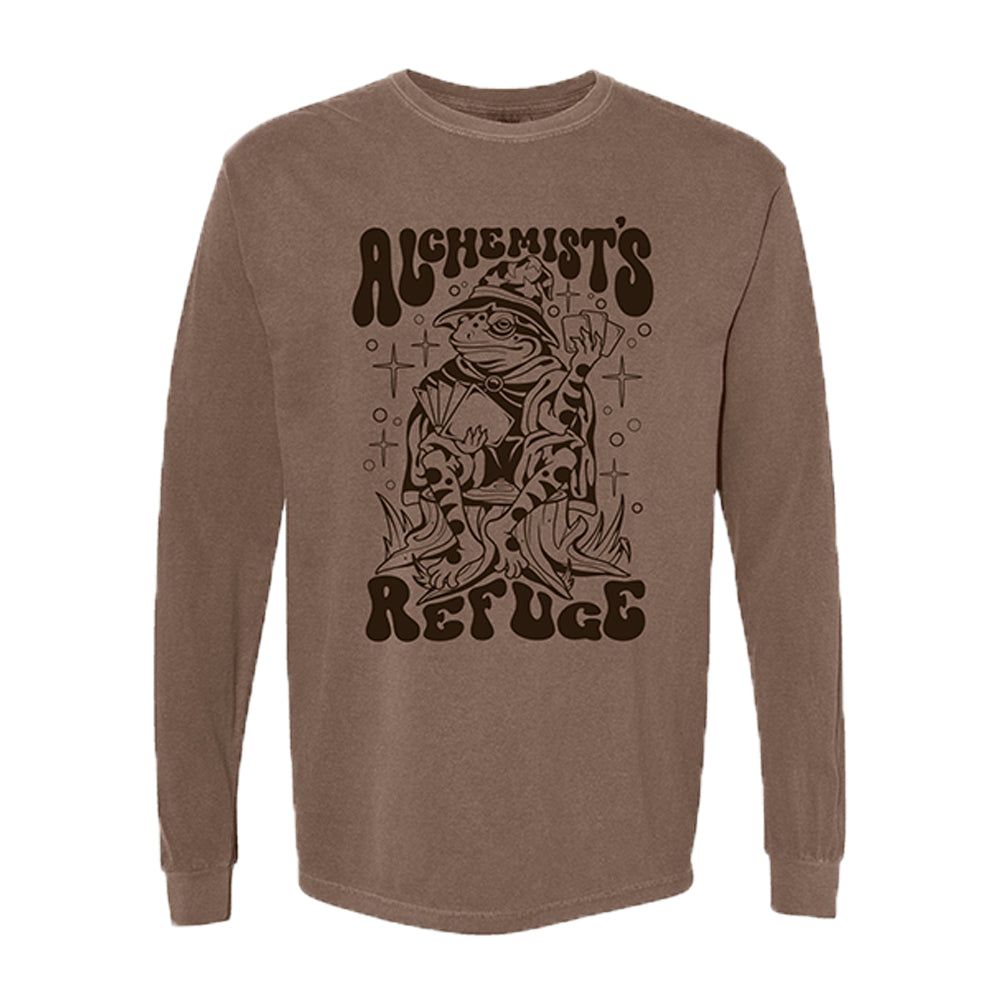 Frog Wizard Brown Long Sleeve - Alchemist's Refuge Long Sleeve