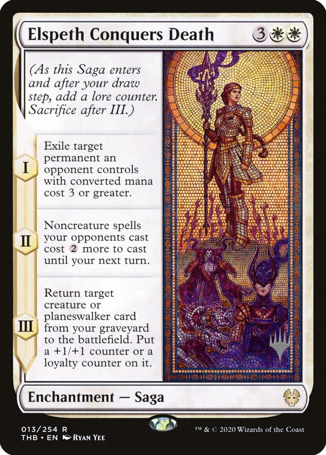 Elspeth Conquers Death (13p) - Theros Beyond Death Promos (PTHB)