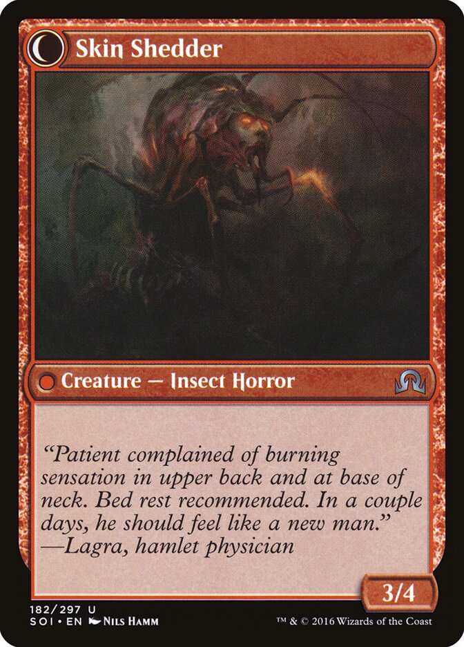 Skin Invasion // Skin Shedder (182) - Shadows over Innistrad (SOI)