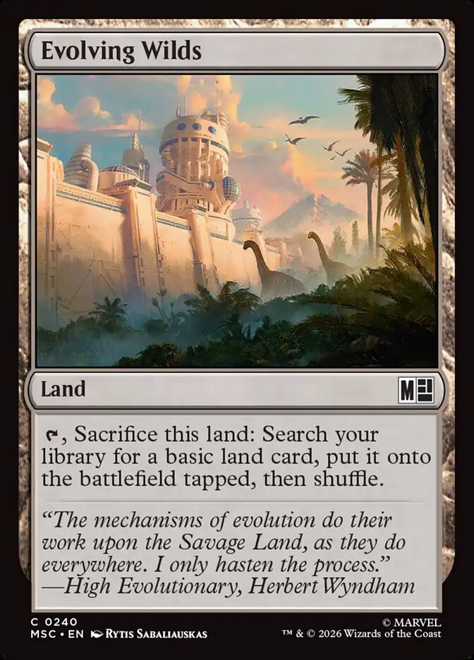 Evolving Wilds (240) - Marvel Super Heroes Commander (MSC)