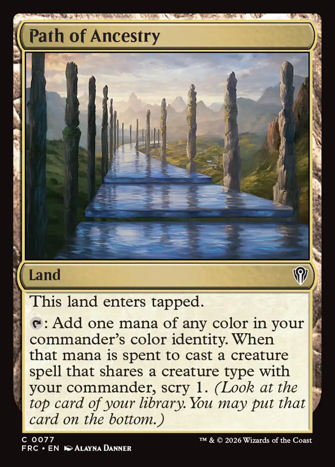 Path of Ancestry (77) - Reality Fracture Commander (FRC)