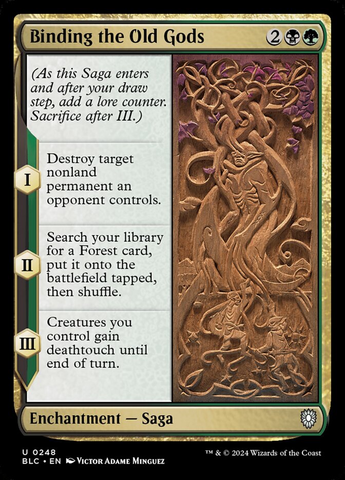 Binding the Old Gods (248) - Bloomburrow Commander (BLC)