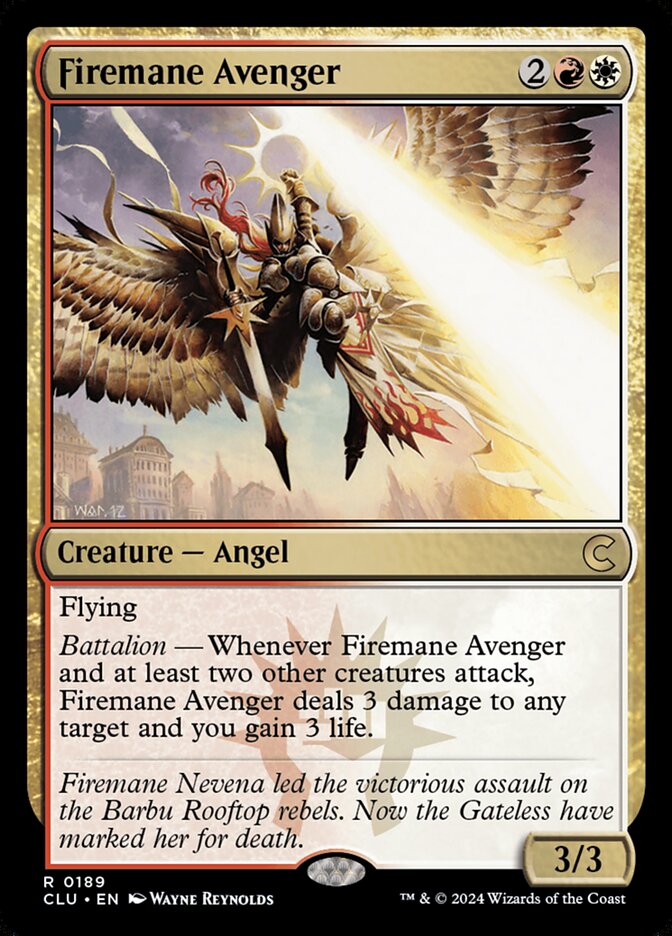 Firemane Avenger (189) - Ravnica: Clue Edition (CLU)