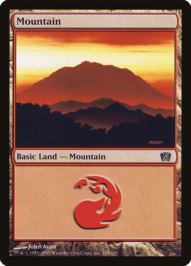 Mountain (345) - Eighth Edition (8ED)