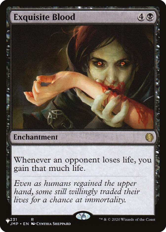 Exquisite Blood (JMP-231) - The List (PLST)