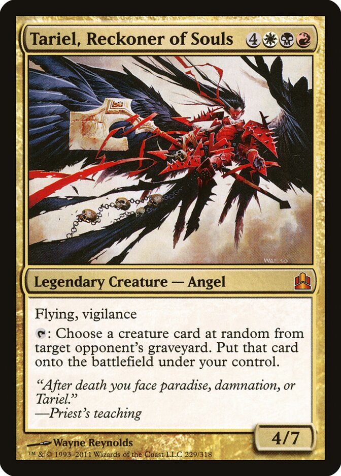 Tariel, Reckoner of Souls (229) - Commander 2011 (CMD)