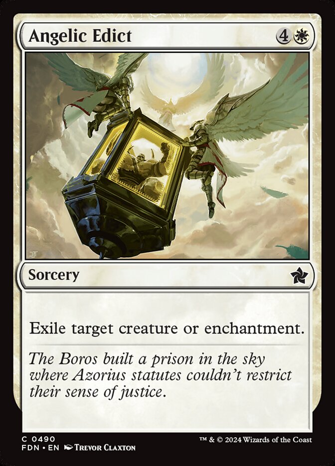 Angelic Edict (490) - Foundations (FDN)