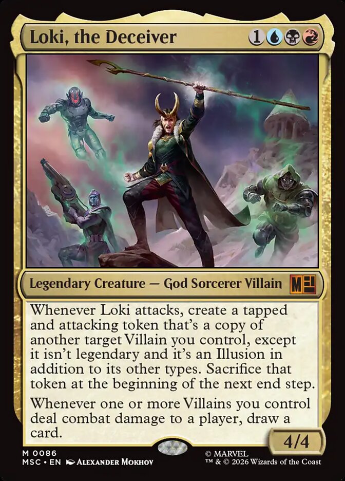 Loki, the Deceiver (86) - Marvel Super Heroes Commander (MSC)