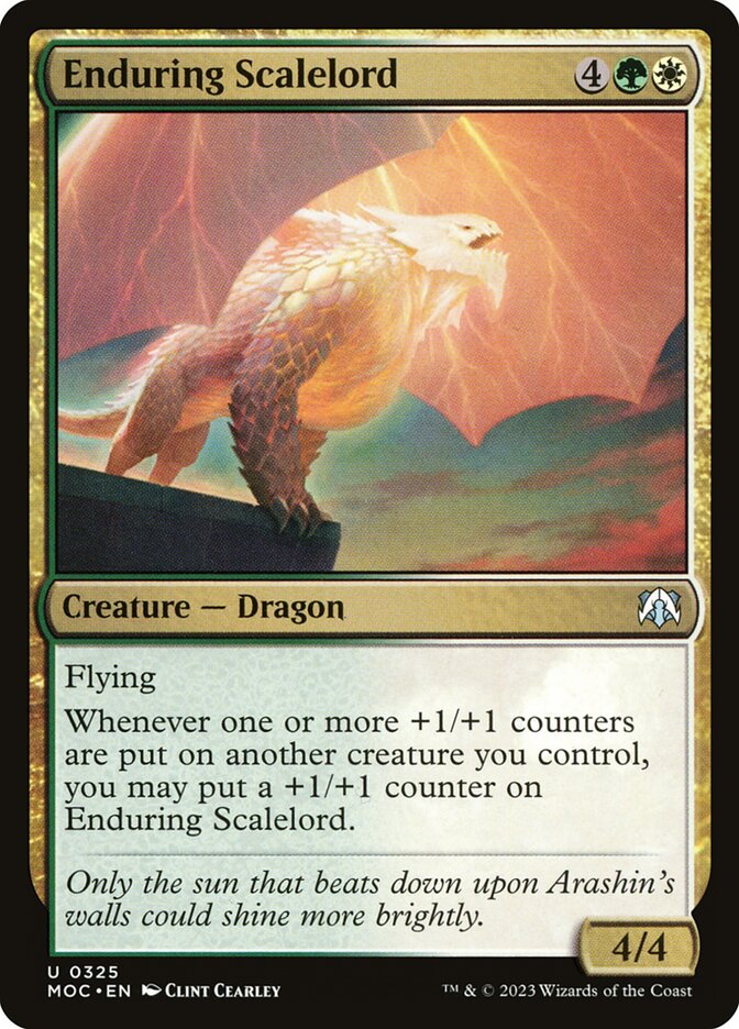 Enduring Scalelord (325) - March of the Machine Commander (MOC)