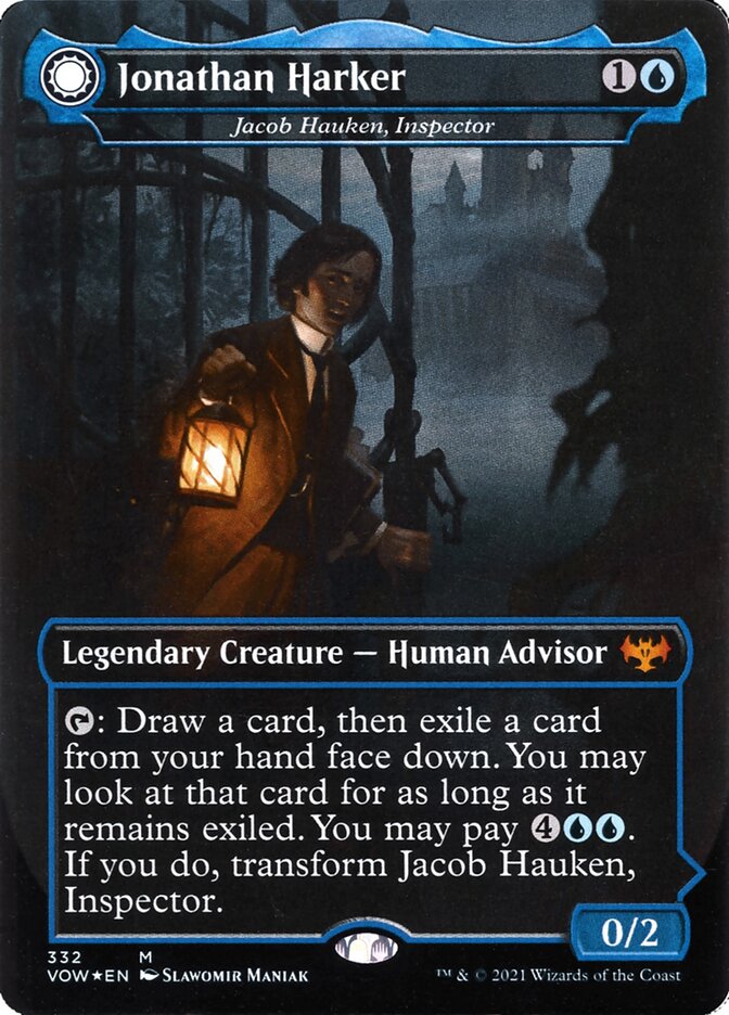Jonathan Harker - Jacob Hauken, Inspector // Hauken's Insight (332) - Innistrad: Crimson Vow (VOW)