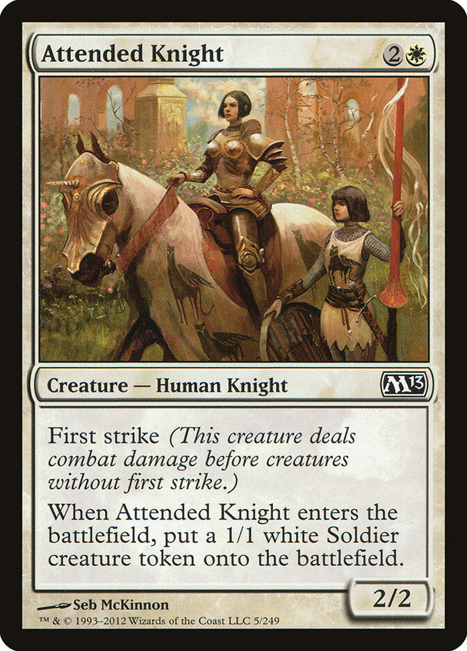 Attended Knight (5) - Magic 2013 (M13)