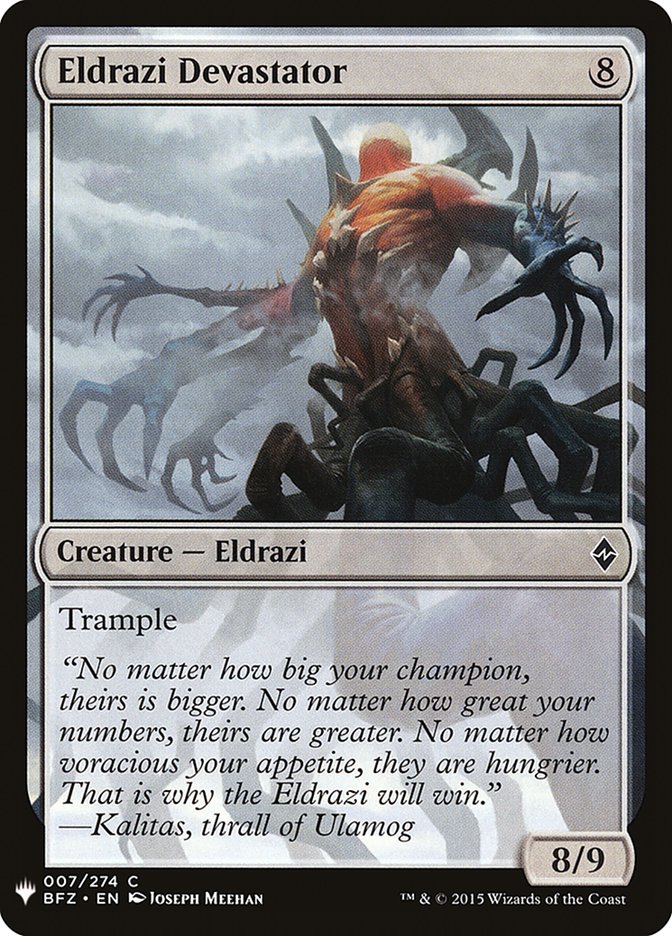 Eldrazi Devastator - The List (PLST)