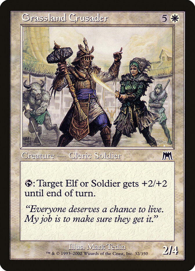 Grassland Crusader (32) - Onslaught (ONS)