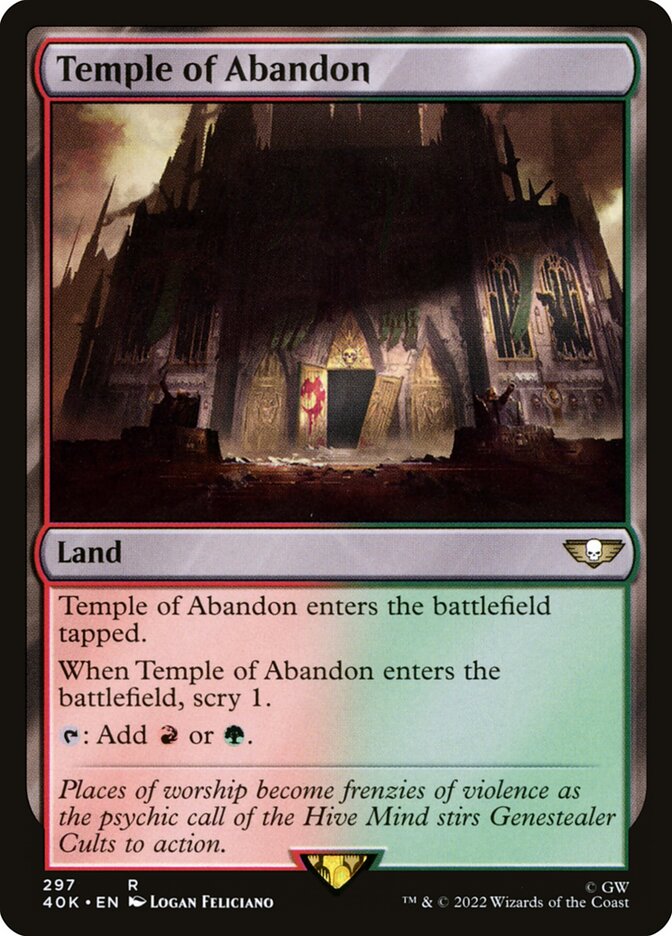 Temple of Abandon (297) - Warhammer 40,000 Commander (40K)
