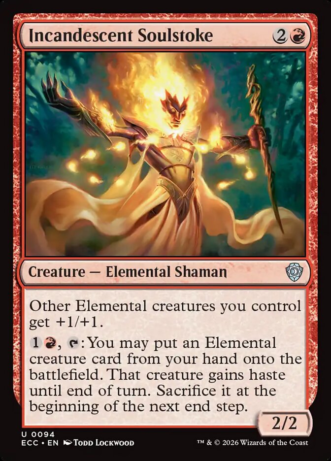Incandescent Soulstoke (94) - Lorwyn Eclipsed Commander (ECC)