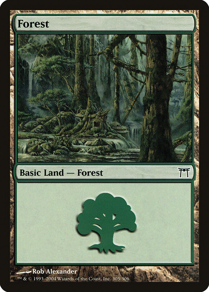 Forest (305) - Champions of Kamigawa (CHK)