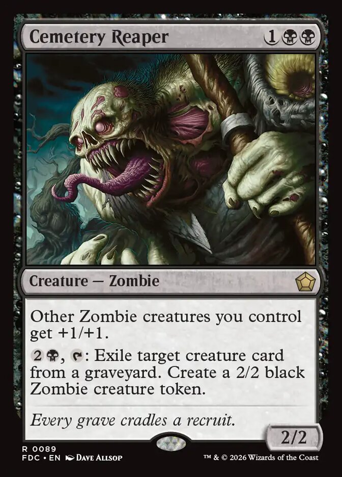 Cemetery Reaper (89) - Foundations Commander (FDC)
