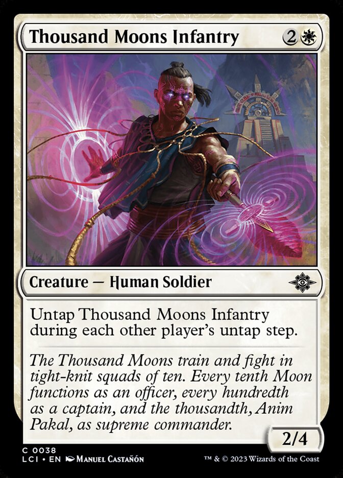 Thousand Moons Infantry (38) - The Lost Caverns of Ixalan (LCI)