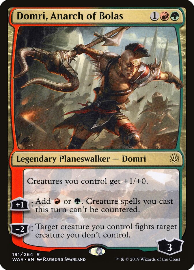 Domri, Anarch of Bolas (191) - War of the Spark (WAR)