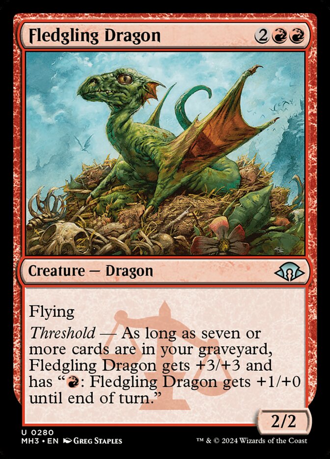 Fledgling Dragon (280) - Modern Horizons 3 (MH3)