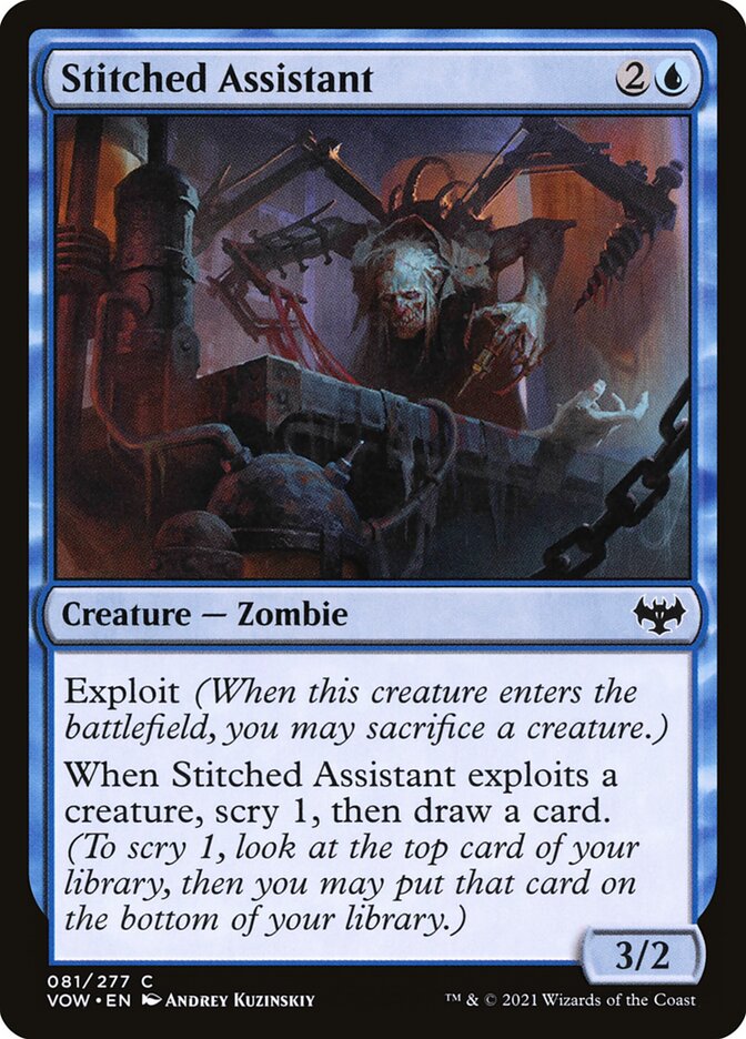 Stitched Assistant (81) - Innistrad: Crimson Vow (VOW)