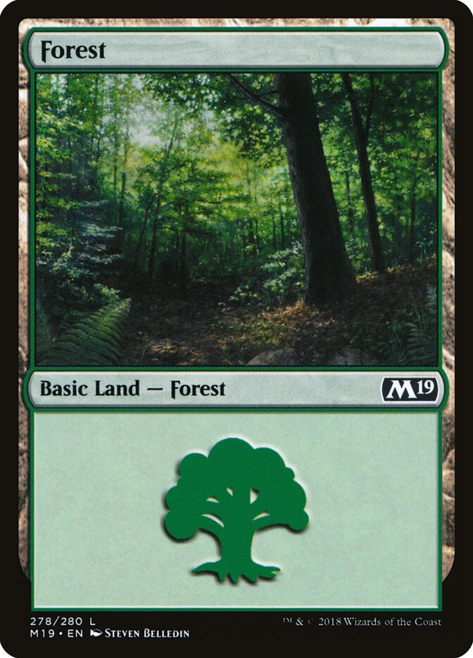 Forest (278) - Core Set 2019 (M19)