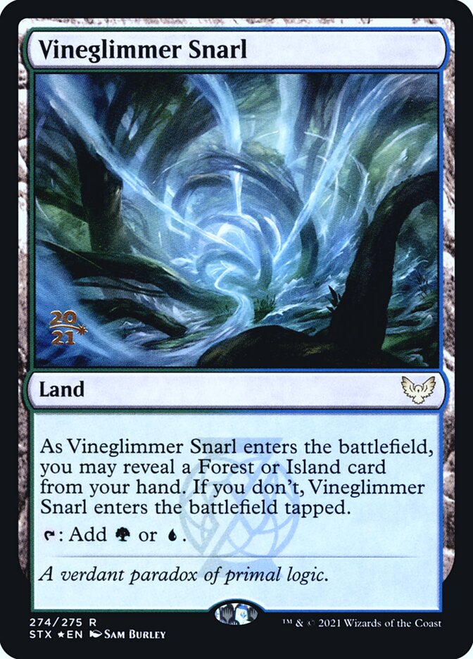 Vineglimmer Snarl (274s) - Strixhaven: School of Mages Promos (PSTX)