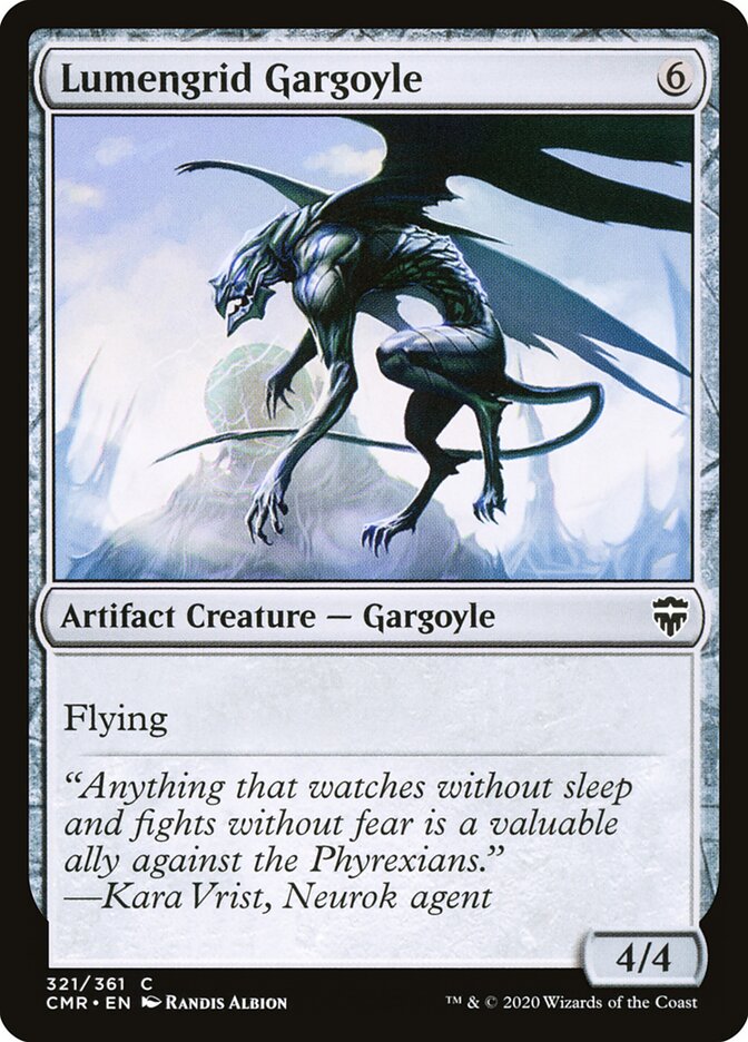 Lumengrid Gargoyle (321) - Commander Legends (CMR)