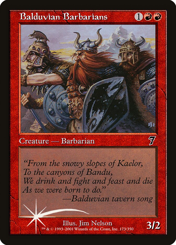 Balduvian Barbarians (173) - Seventh Edition (7ED)