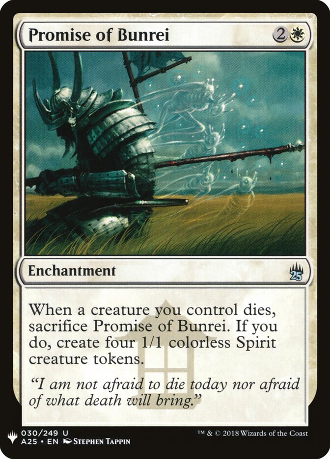 Promise of Bunrei (A25-30) - The List (PLST)