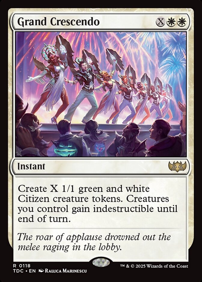 Grand Crescendo (118) - Tarkir: Dragonstorm Commander (TDC)