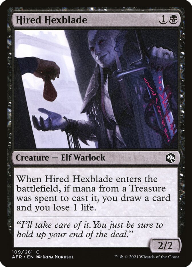 Hired Hexblade (109) - Adventures in the Forgotten Realms (AFR)