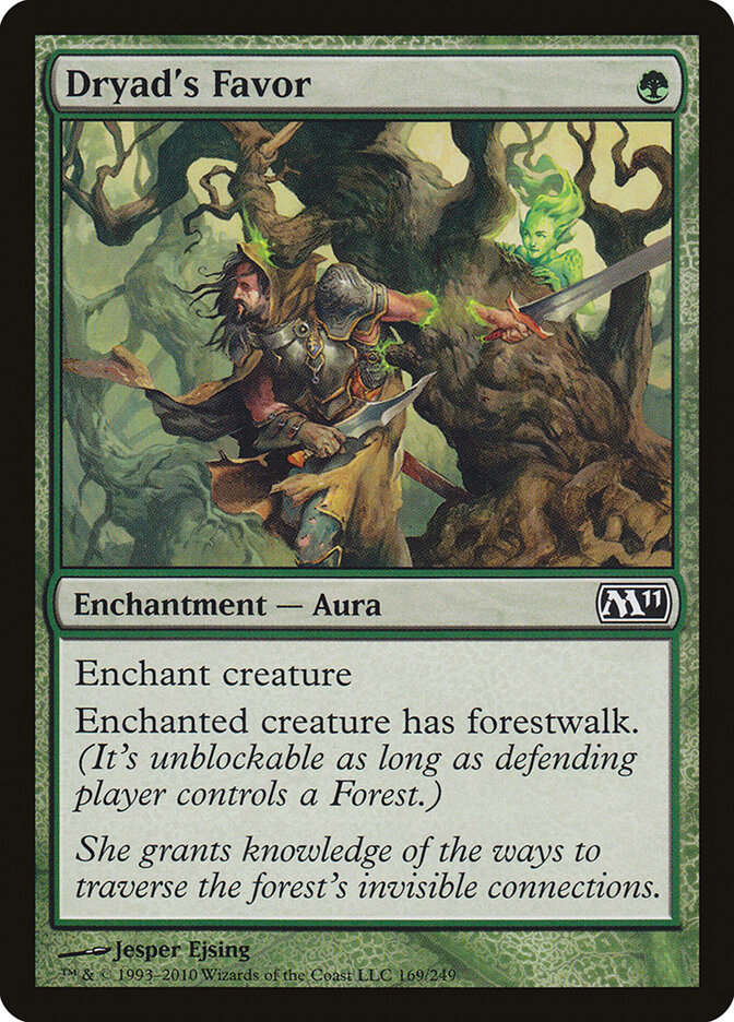 Dryad's Favor (169) - Magic 2011 (M11)