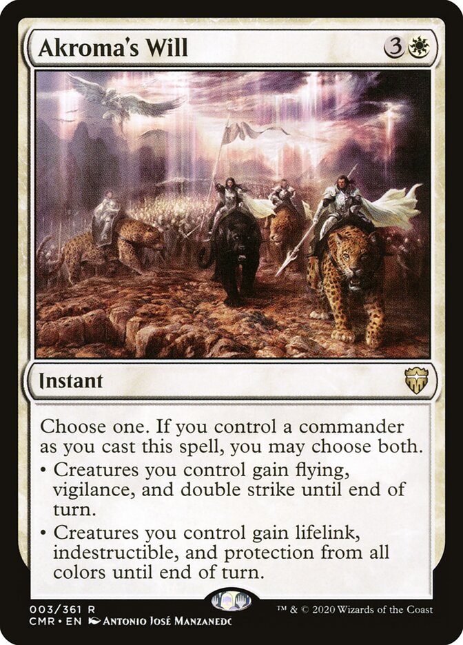 Akroma's Will (3) - Commander Legends (CMR)