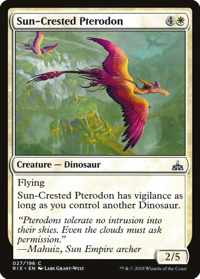 Sun-Crested Pterodon (27) - Rivals of Ixalan (RIX)