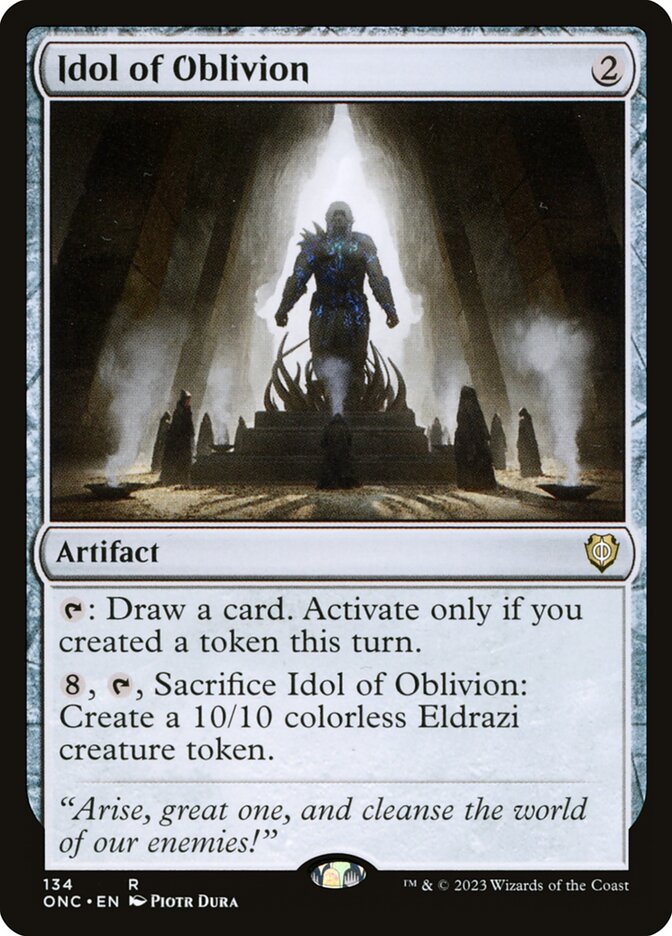 Idol of Oblivion (134) - Phyrexia: All Will Be One Commander (ONC)