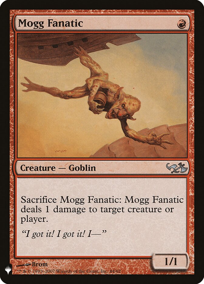 Mogg Fanatic (DD1-44) - The List (PLST)