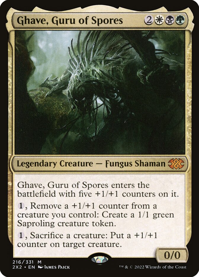 Ghave, Guru of Spores (216) - Double Masters 2022 (2X2)