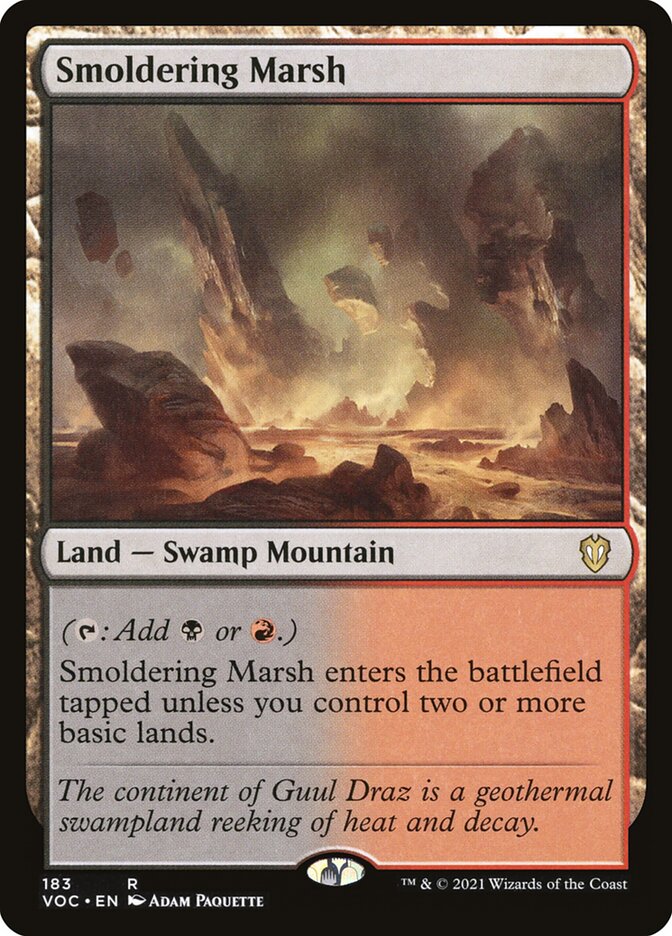 Smoldering Marsh (183) - Crimson Vow Commander (VOC)