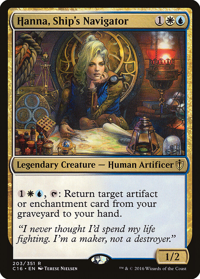 Hanna, Ship's Navigator (203) - Commander 2016 (C16)