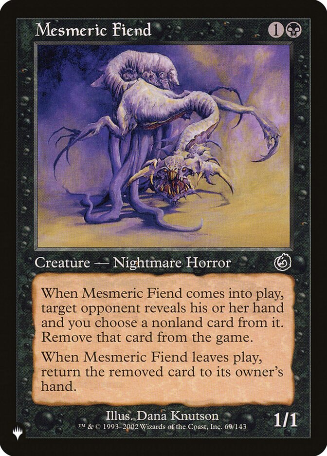 Mesmeric Fiend (TOR-69) - The List (PLST)