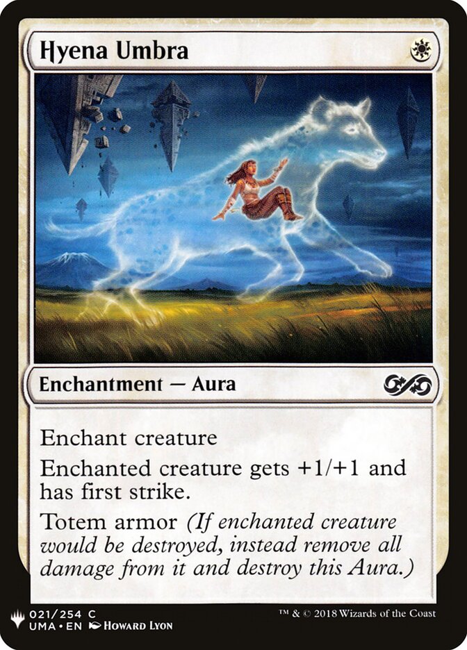 Hyena Umbra (UMA-21) - The List (PLST)