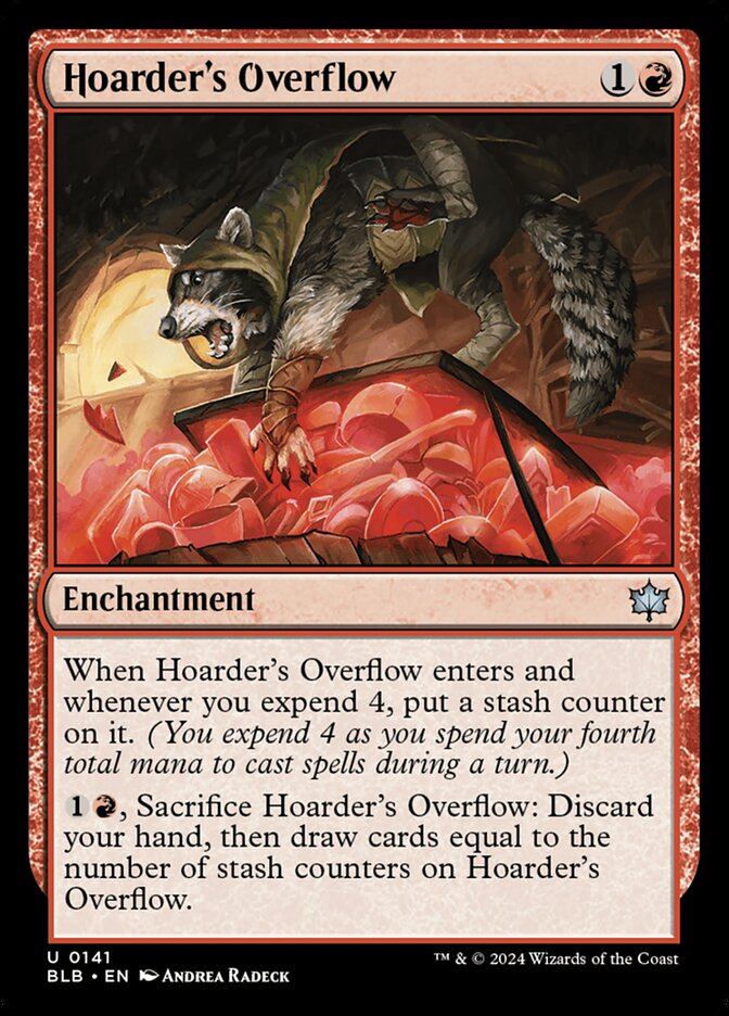 Hoarder's Overflow (141) - Bloomburrow (BLB)