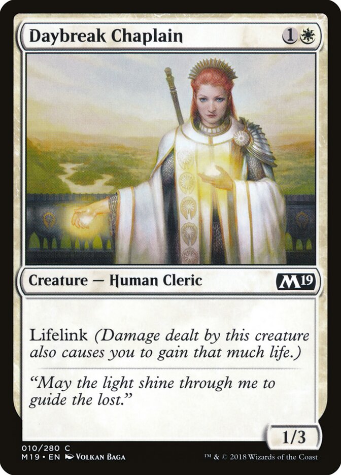 Daybreak Chaplain (10) - Core Set 2019 (M19)