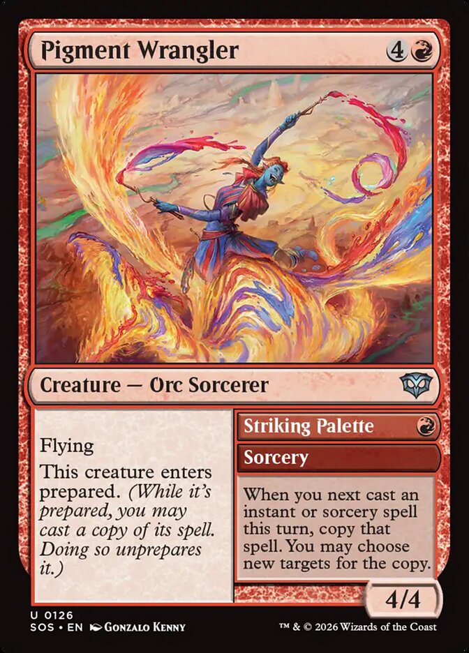 Pigment Wrangler // Striking Palette (126) - Secrets of Strixhaven (SOS)