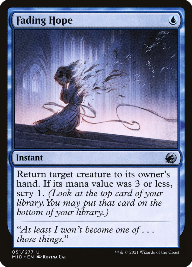 Fading Hope (51) - Innistrad: Midnight Hunt (MID)
