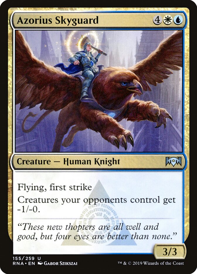 Azorius Skyguard (155) - Ravnica Allegiance (RNA)
