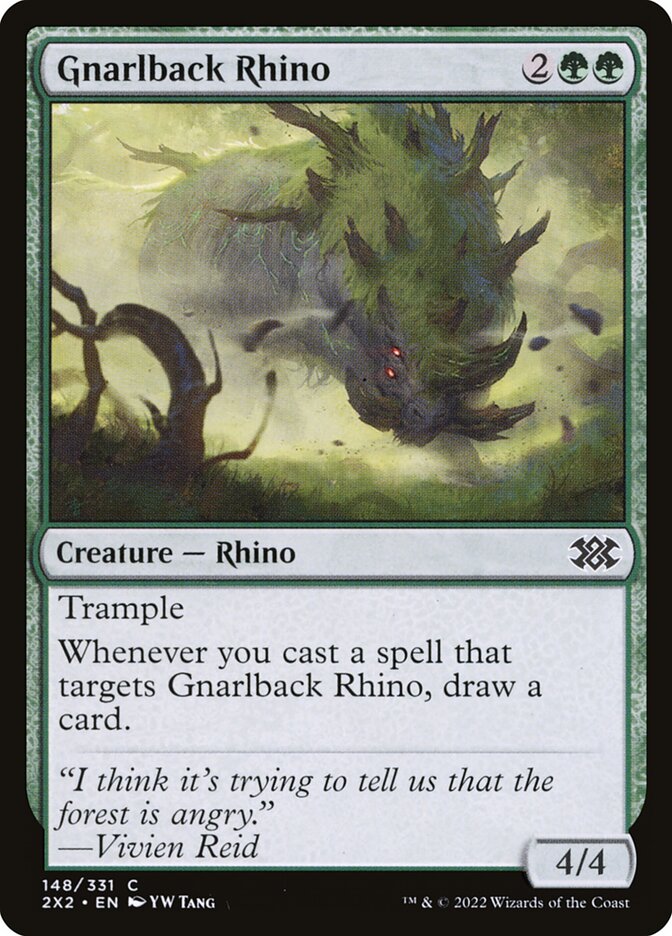 Gnarlback Rhino (148) - Double Masters 2022 (2X2)