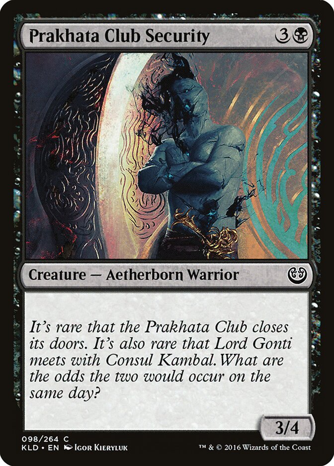 Prakhata Club Security (98) - Kaladesh (KLD)