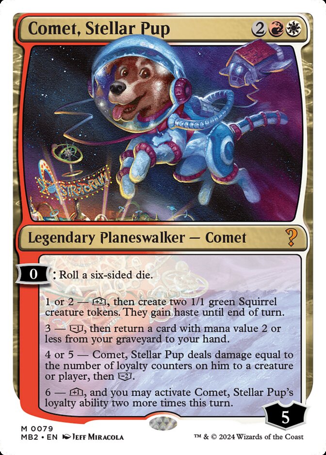 Comet, Stellar Pup (79) - Mystery Booster 2 (MB2)